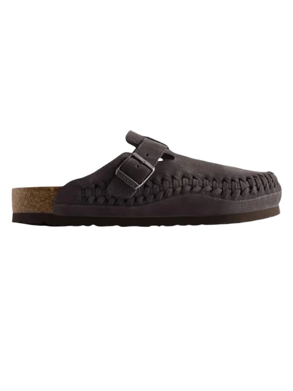 Kith x Birkenstock Boston Woven Mule in Rabbit Gray